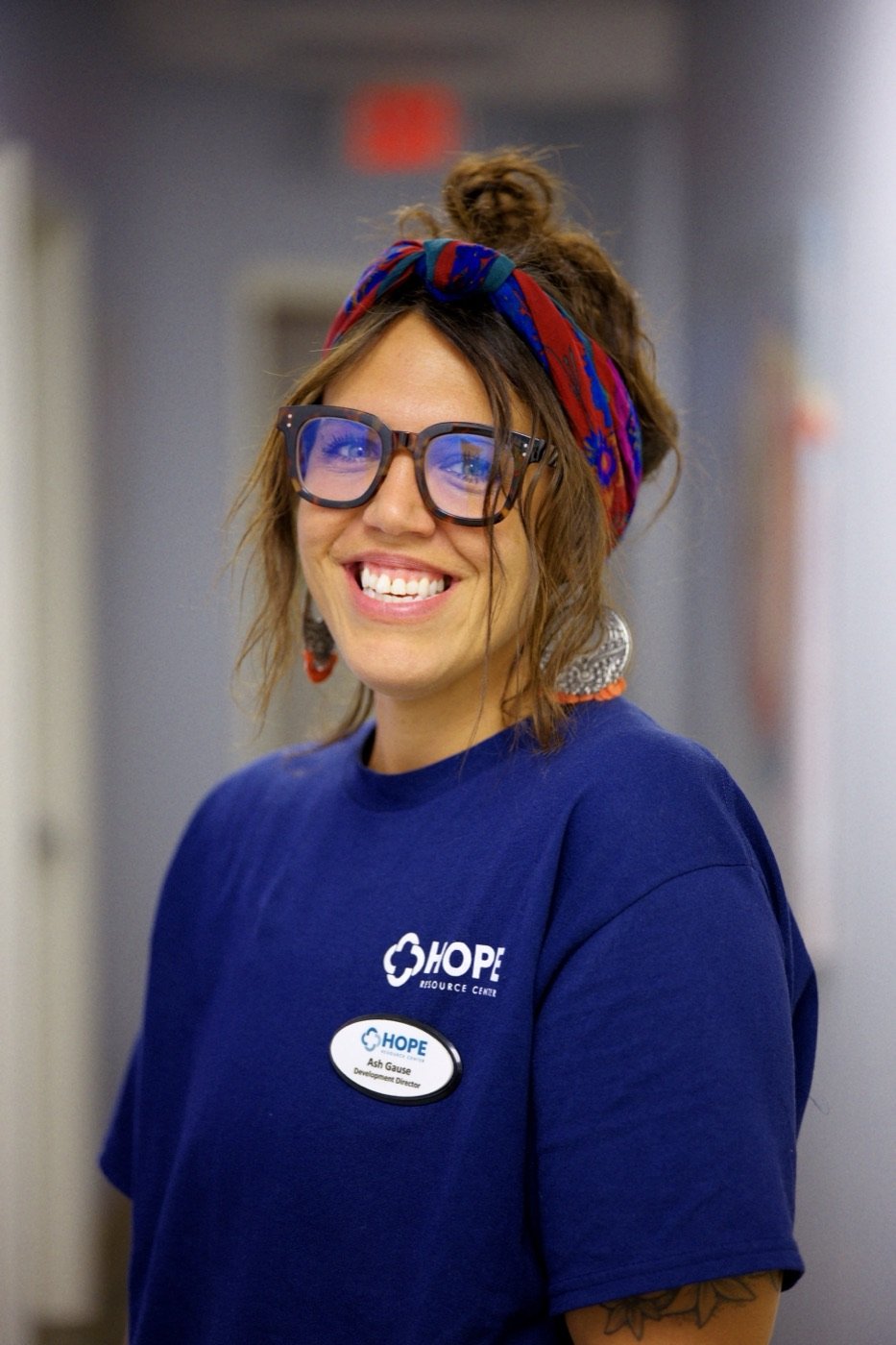 Ash Gause, Development Director at Hope Resource Center